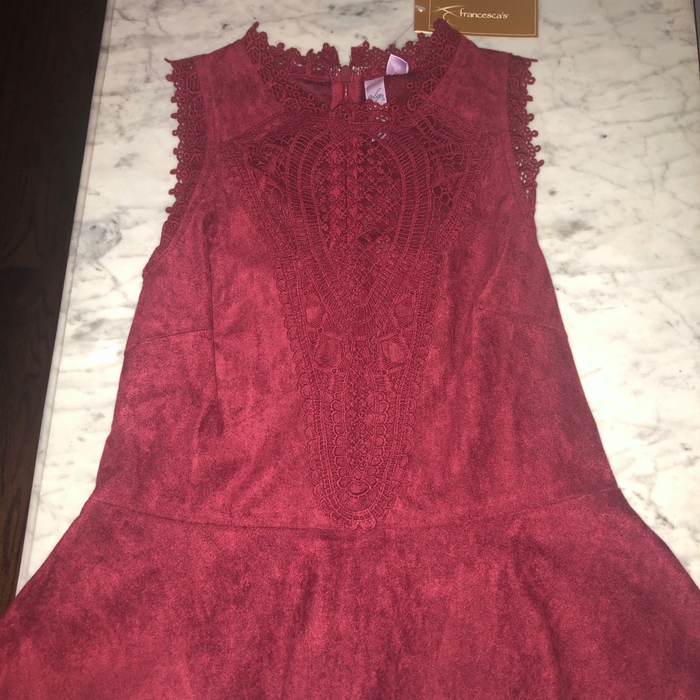 Francesca’s Red Blouse Top